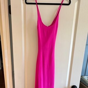 Charlie jade hot pink full length dress